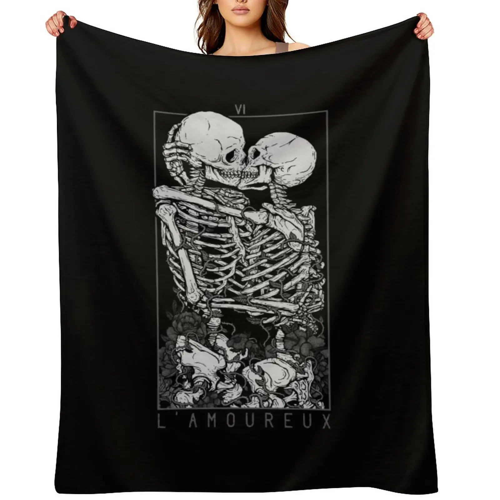 

The Lovers Throw Blanket Thermals For Travel Thermal Retros Bed linens Blankets