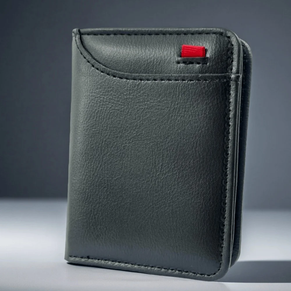 Bi-Fold Wallet Versatile Pu Leather Wallet Card Holder Wallet Water Resistant For Everyday Use Travel Pocket
