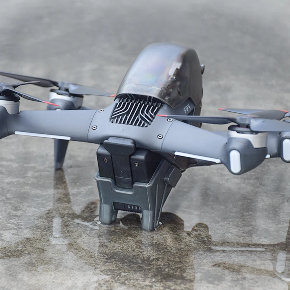 DJI FPV 콤보용 방진 방수 배터리 보호 커버, 높이 익스텐더 랜딩 기어 배터리 풋 패드 액세서리