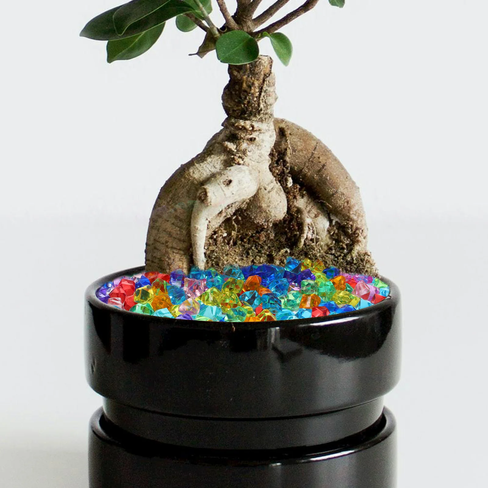 

Colorful Fake Gemstones Vase Filler Irregular Bright Simulated Gemstones Romantic Wedding Party Flowerpot Fish Tank Decor