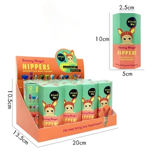 Sonny Angel Hippers Hộp mù động vật Cure Cura trong xe thời trang trang trí đồ trang trí di động Cup di động Đồ chơi đồ chơi Giáng sinh 12 Máy sấy khuếch tán chính bán hàng chính - №9