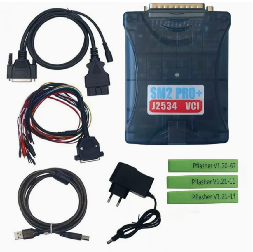 

Newest SM2 PRO PCM Flash V2.21.22 Transparent Shell Bench Wire Set Auto Vehicle ECU Data Reading Writing Device For Car & Truck