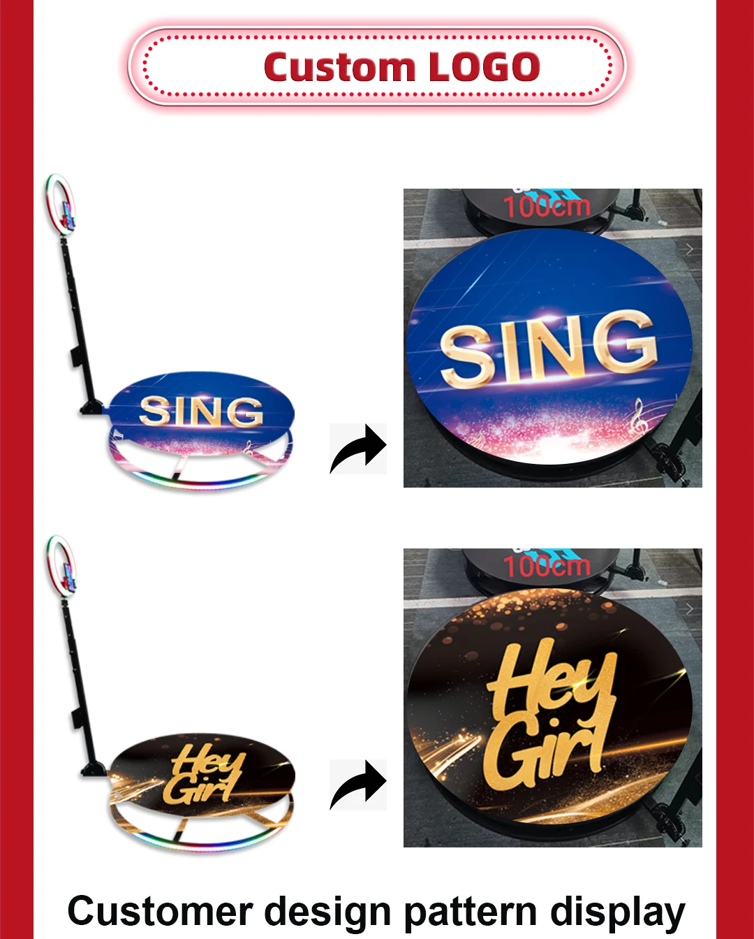 2025 hot sale Light Box Photography RGB Led Light Photography LED Photography Lights Photo Booth Backdrop 360 Photo Booth Access