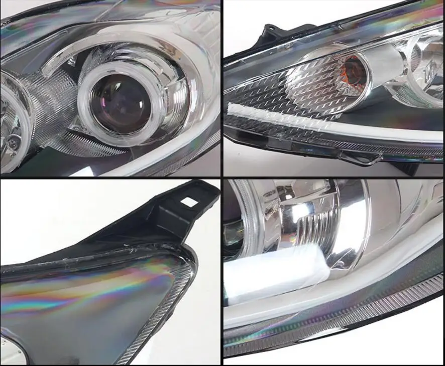 2009 2010 2011 2012 year Car Styling Head Lamp for Fiesta Headlight DRL Daytime Running Light Bi-Xenon HID Accessories