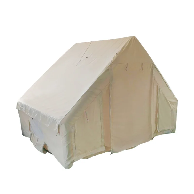 

Уличная надувная палатка для кемпинга на 3-5 человек, одна комната и одна гостиная, утолщенный матрас, уличный кемпинг для самостоятельного вождения.