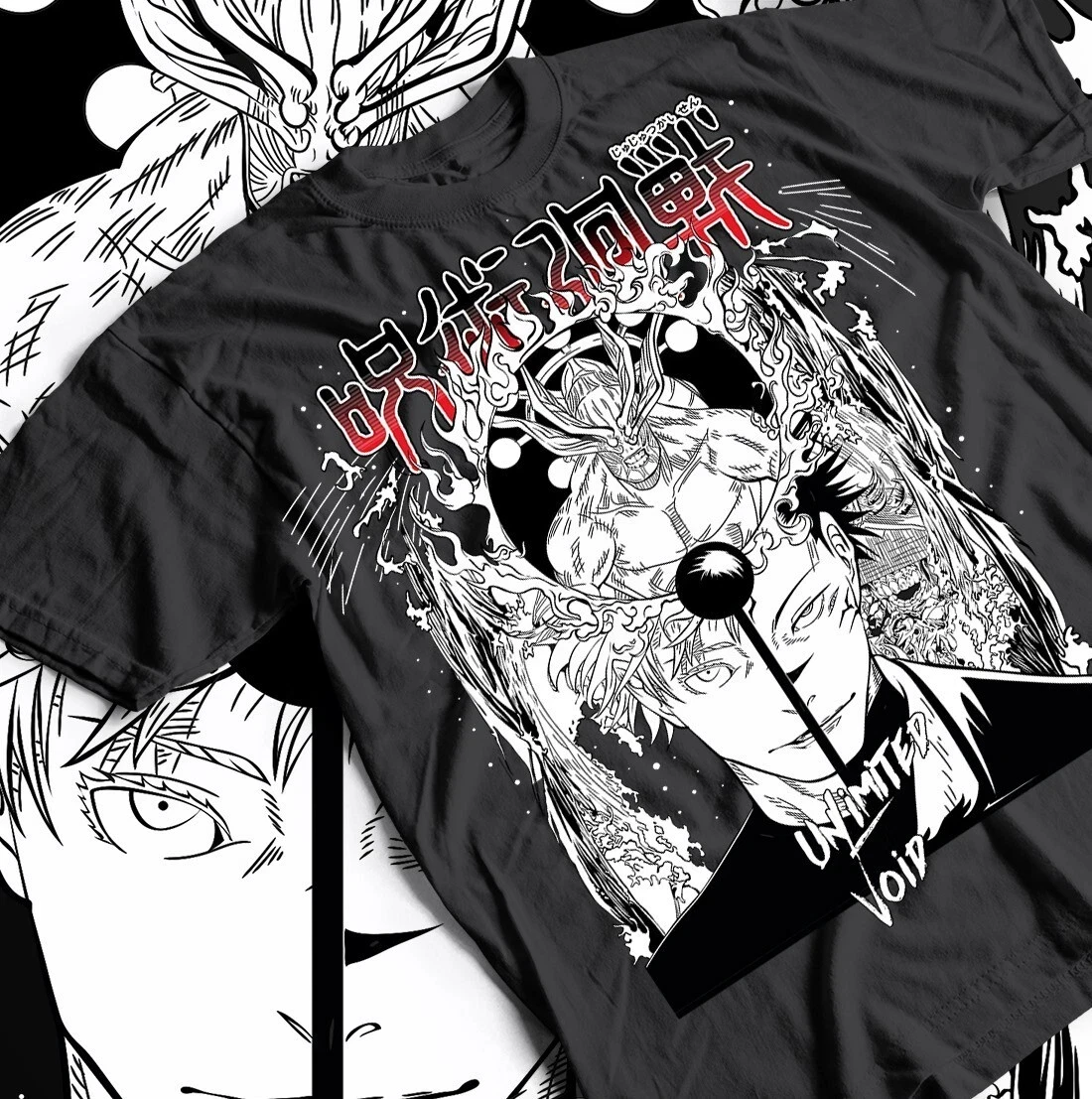 

Two-dimensional Classic New Anime Jujutsu Kaisen Anime Gift Tee Shirt, Yuji, Megumi, Nobara, Gojo, All Size,
