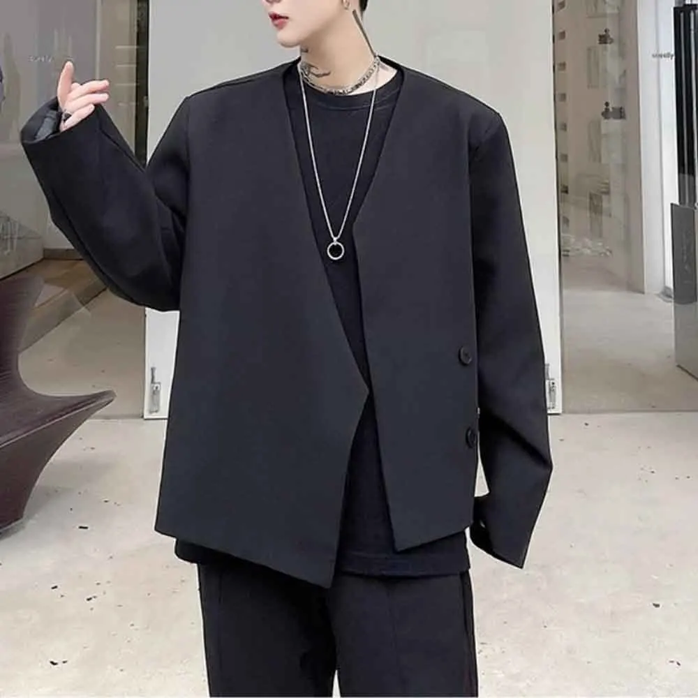 

XS-5XL Новая зимняя мужская однотонная куртка с длинными рукавами в американском стиле ретро, модный тренд, уличный повседневный свободный простой мужской топ