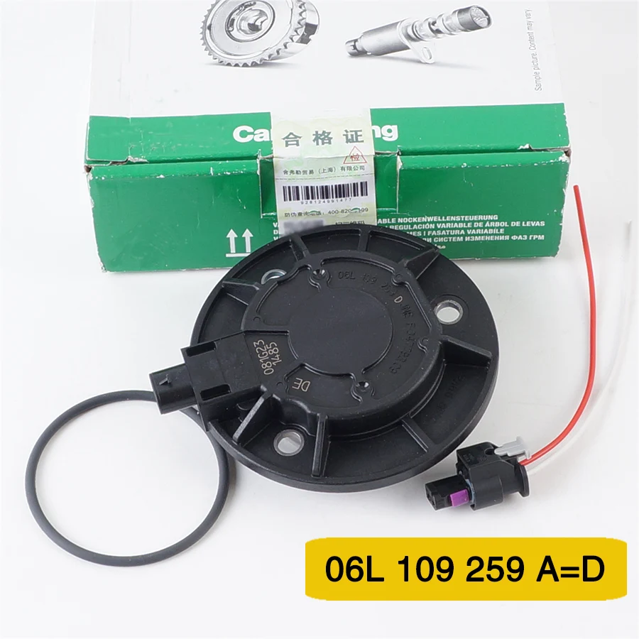 06L 109259 D EA888 A4 A5 Q3 Q5 06L 109259 Zawór elektromagnetyczny VVT Tiguan Passat CC Magotan Golf GTI Zawór elektromagnetyczny wałka rozrządu