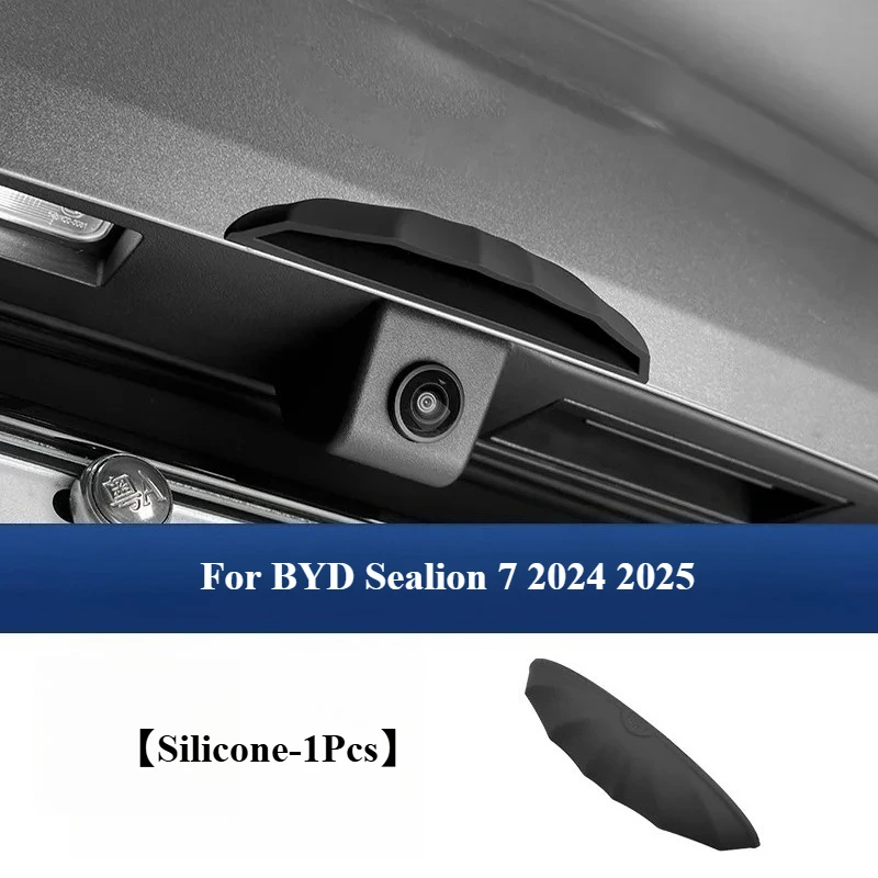 

For BYD Sealion 7 SeaLion 07 EV Reverse Camera With Silicone Rain Cover 360 Degree Image Waterproof And Rainproof Eyebrows
