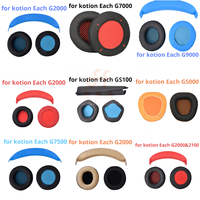 Replacement Ear Pads Cushion Covers for Kotion Each G 2000&2100 5000 7000 7500 9000 GS100 Headphone Headset Sponge