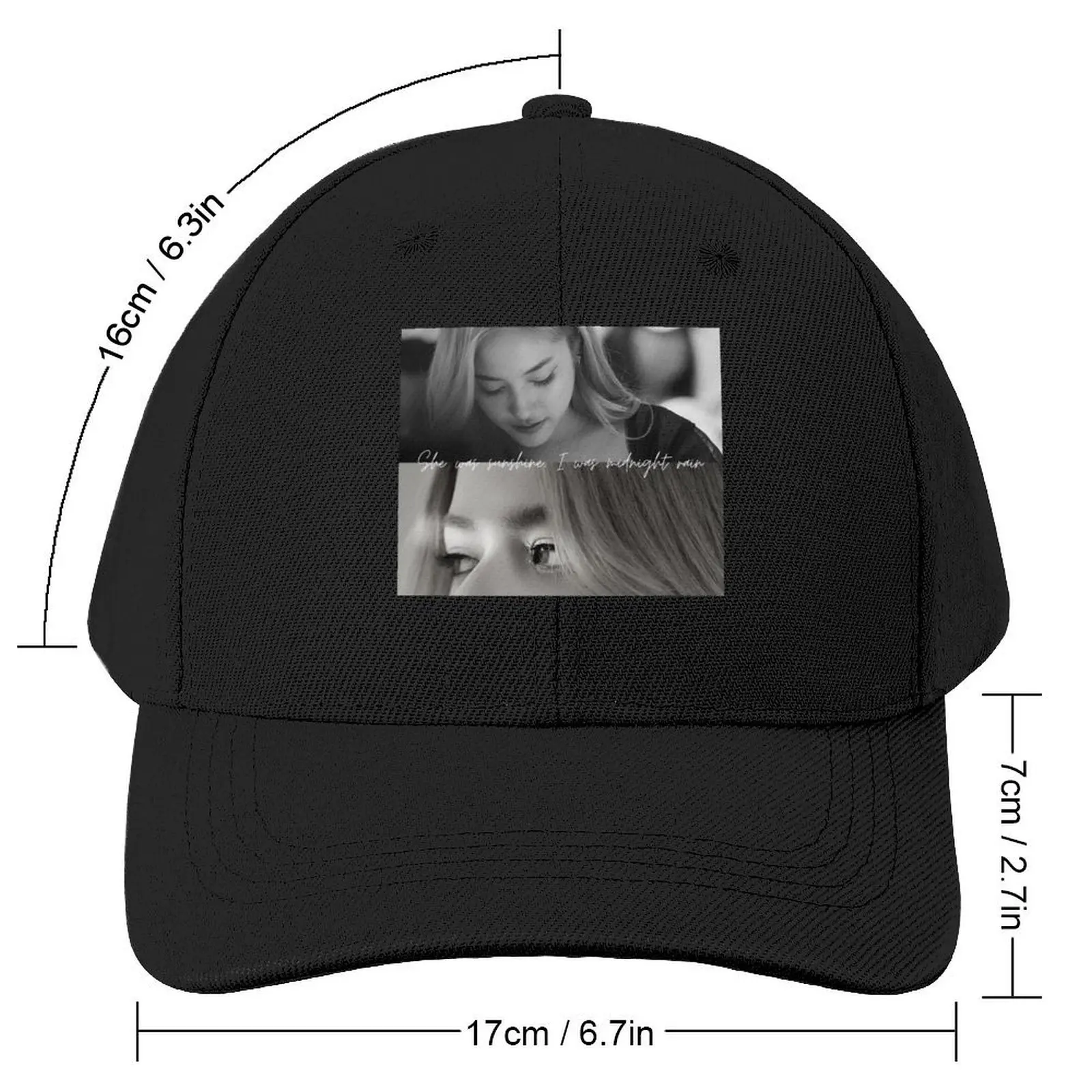 Midnight rain - Freenbecky Baseball Cap birthday derby hat For Women 2024 Men's