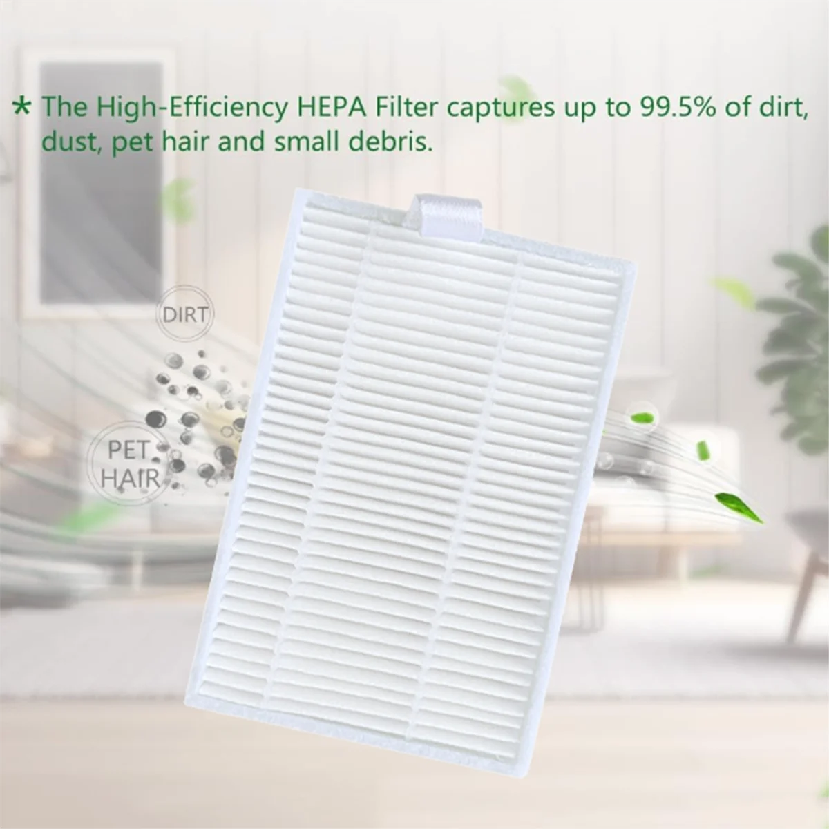 

BISM1 30PCS Hepa Filter for Liectroux C30B XR500 E30 Robotic Vacuum Cleaner Accessories Replacement Parts Filter
