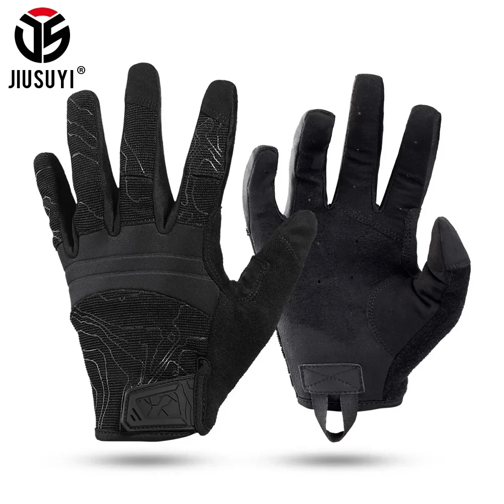 Guante táctico para conducir, manoplas para ciclismo, guantes largos con dedos completos, pantalla táctil, Airsoft, Paintball, tiro, ciclismo, caza,