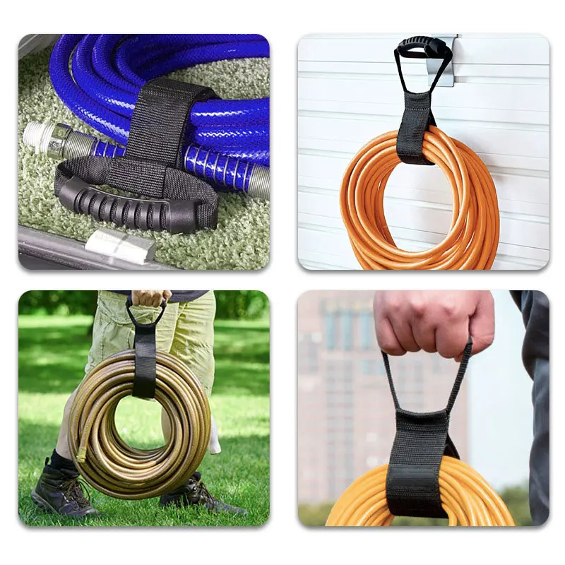 1PC Portable Handle Heavy Duty Straps Heavy Duty Storage Straps Velcro Cable Wire Harness Storage Straps