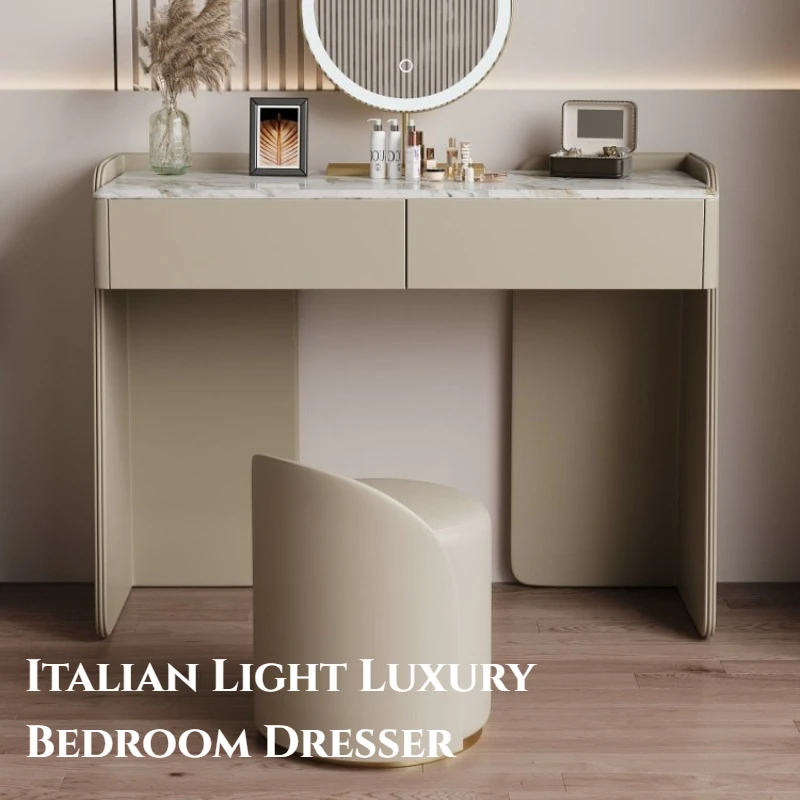 Italian bedroom dresser light luxury small apartment dressing tables designer tocador de maquillaje vanity interior furniture