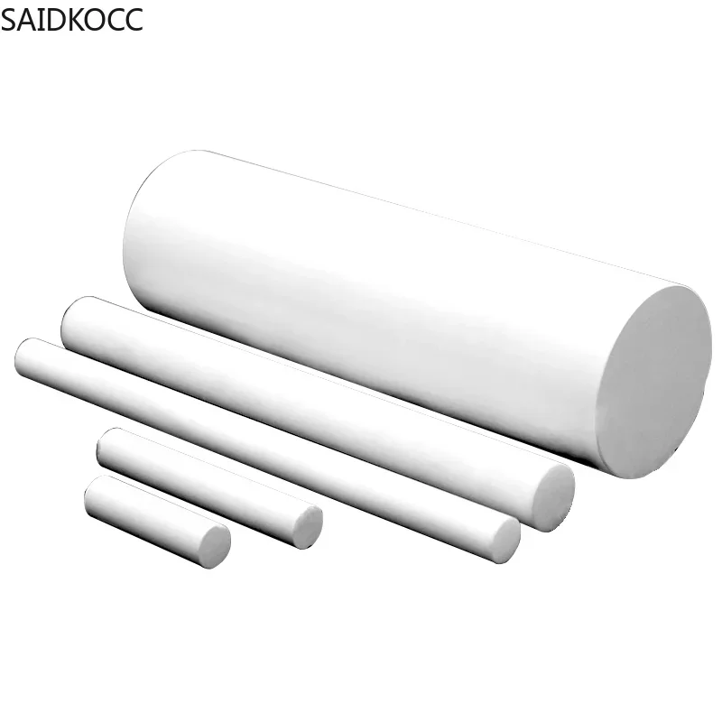 SAIDKOCC 10x100mm 45x300mm BN Wear-resistant High Temperature Boron Nitride Ceramic Rods Customizable Processing.