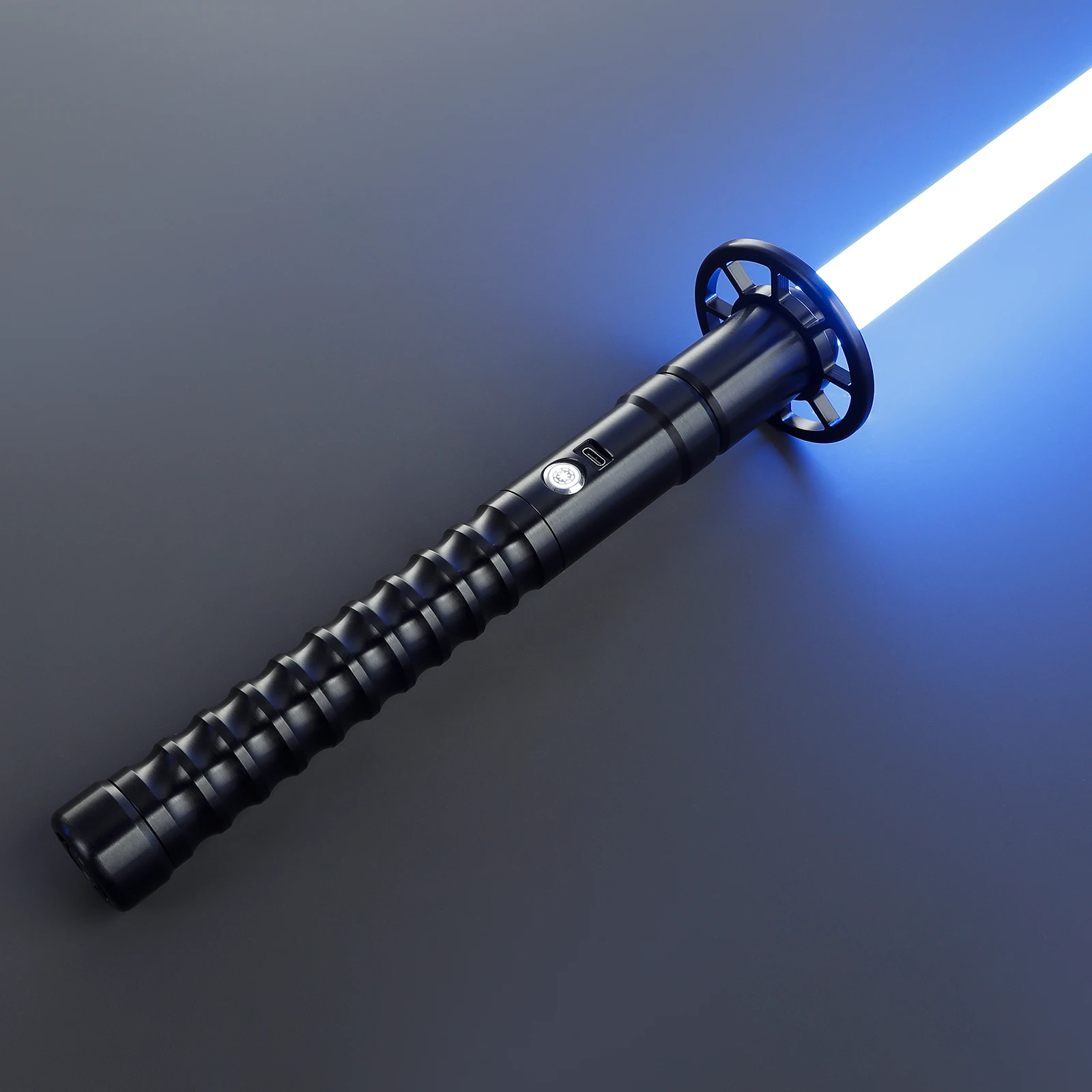 

DamienSaber Heavy Dueling Lightsaber Xeno Pixel Light Saber with Bluetooth Sensitive Smooth Swing Metal Hilt for Combat Club