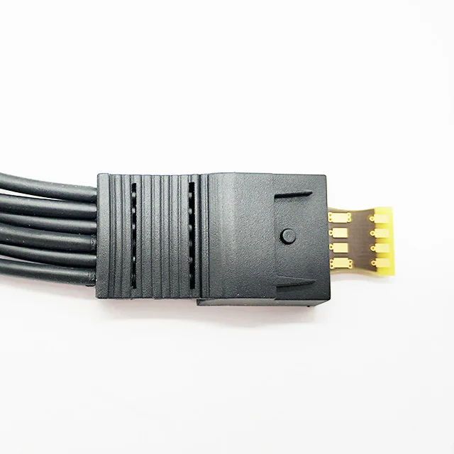Compatible Schiller MT101/MT102 6 Leads TPU Holter ec g Cable with Snap Type