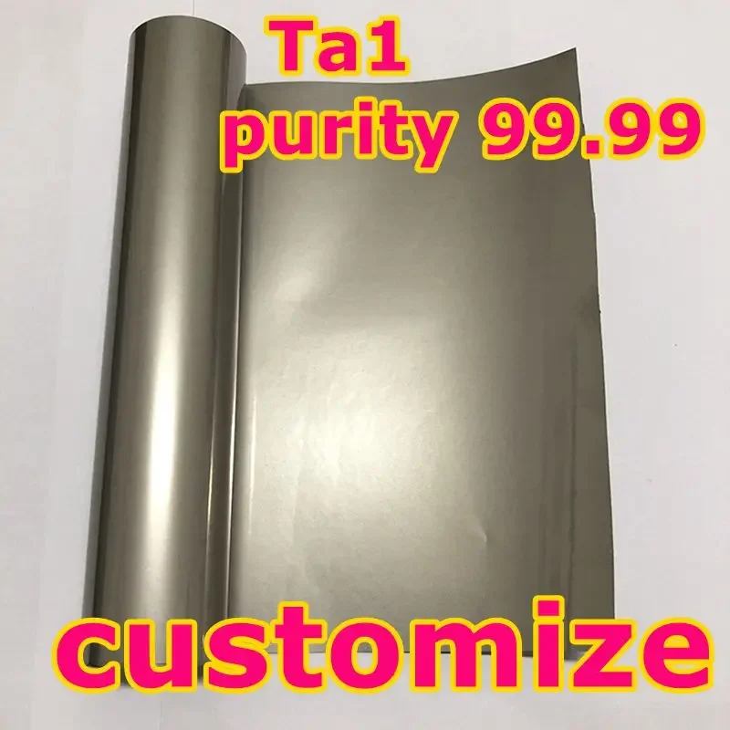 Titanium Foil Sheet Plate strip ta1 Grade 1 GR1 0.1mm 0.2mm 0.3mm 0.4mm customize width 100mm 200mm