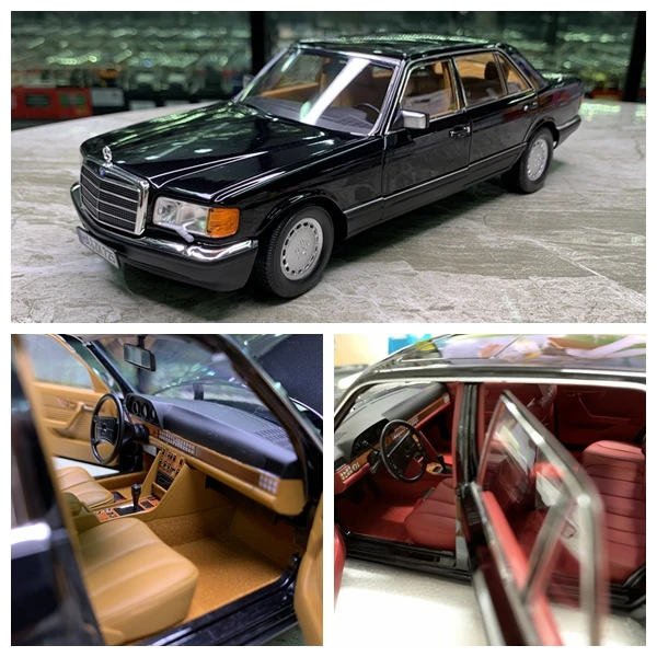 

NOREV 1:18 560 SEL 1989 Alloy Fully Open Simulation Limit Metal Static Car Model Toy Gift