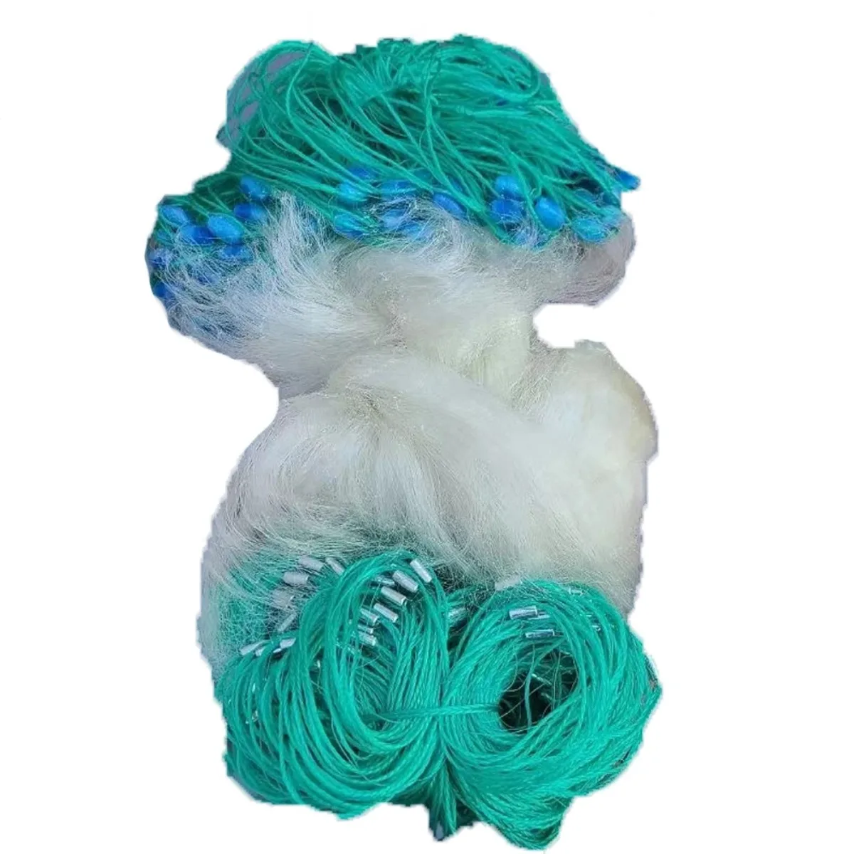 Monofilament Nylon Fishing Gill Nets Sea 3 Layers Sinker Network Rede De Pesca Aggravated Evergrooked Rapids Fish Net 3kg -6kg