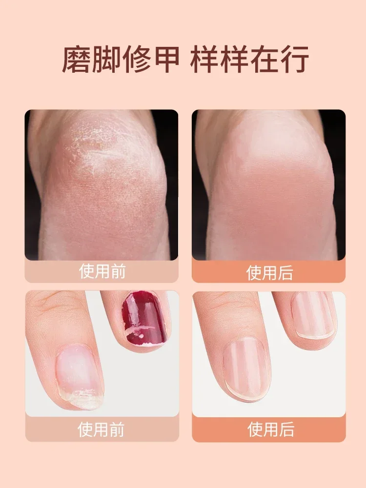 Smerigliatrice elettrica, calluse professionale per la pelle morta, molatura automatica ricaricabile del piede, macchina per tagliare la pelatura del piede