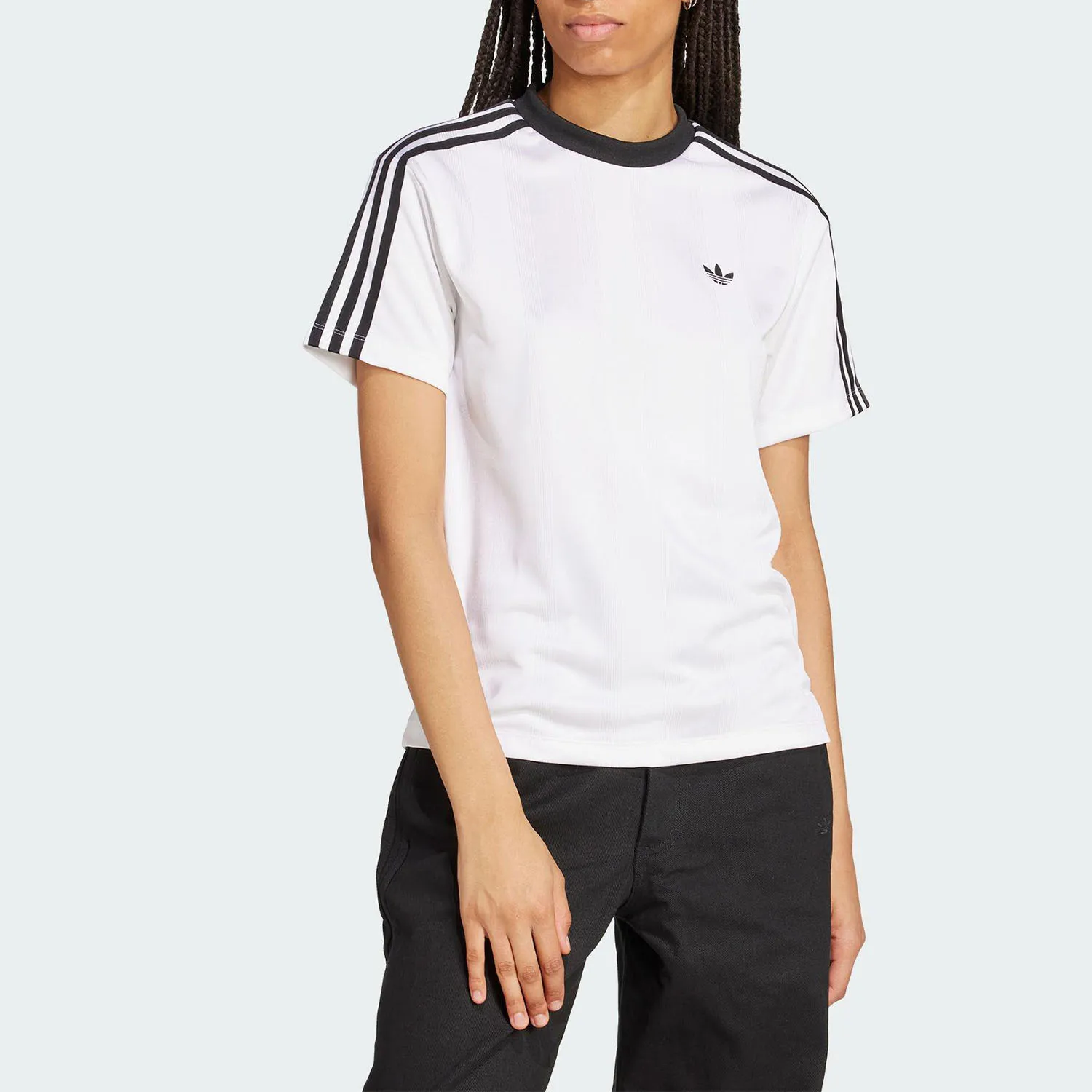 

Оригинальная женская футболка Adidas Superstar Football из дышащего трикотажа JV9647