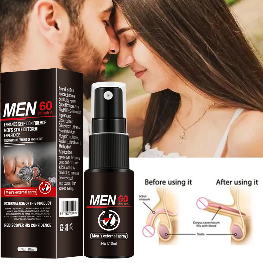 

Sex Delay Spray For Men Big Male Lasting Products Anti Premature Ejaculation Prolong 60 Minutes Penis Enlargment Oils