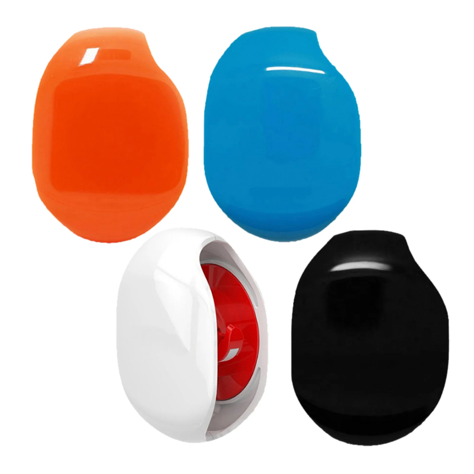 

4pcs Automatic Cable Cord Organizer Bobbin Winder Usb Line Wrap For Headphone Charging Cables Portable Wire Storage Red Blue