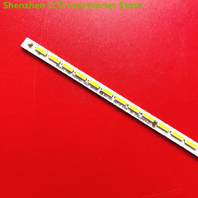Para TX-48C300B barra de luz innotek 48 pulgadas VNB 7020PKG 72EA LSC480HJ02 72LED 606MM 6V 100% nueva tira de LED para iluminación trasera