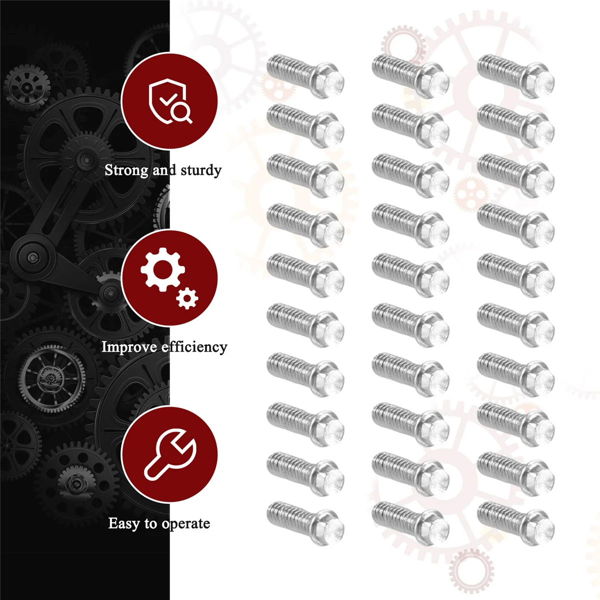 AS96 100 Stück 1,9 2,2 Felge Imperial M2 Schraube Dekoration für 1/10 RC Crawler Axial SCX10 90046 AXI03007 Traxxas TRX4,A