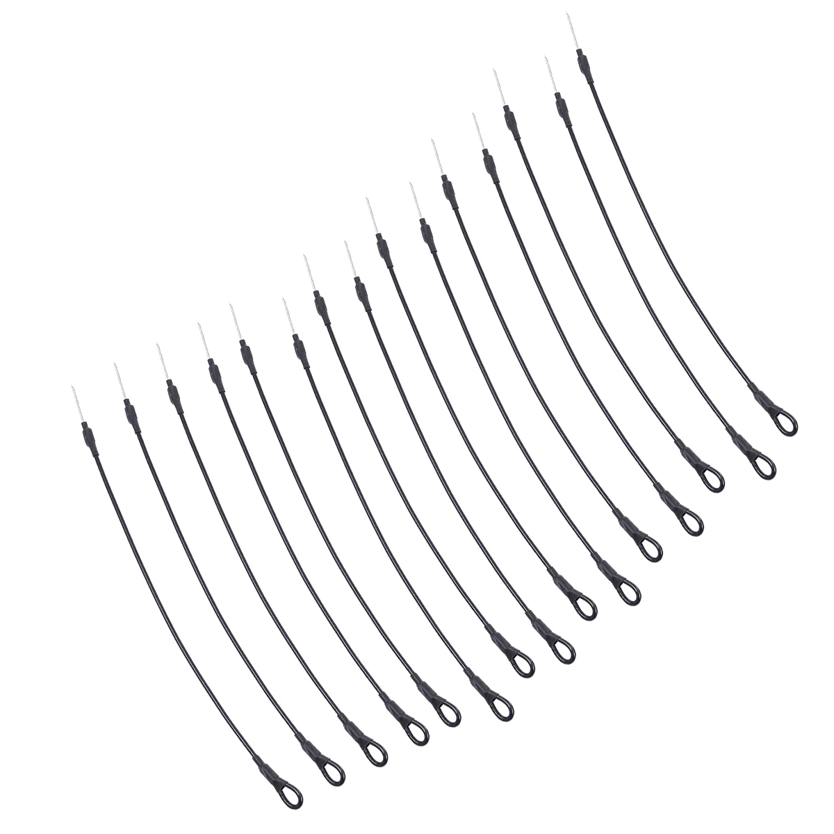 

100pcs Anti-Theft Wire Rope Security Lanyards Eas Loss Prevention Durable Clothes Tag Loop Compatible Magnetic Hard Tags Luggage