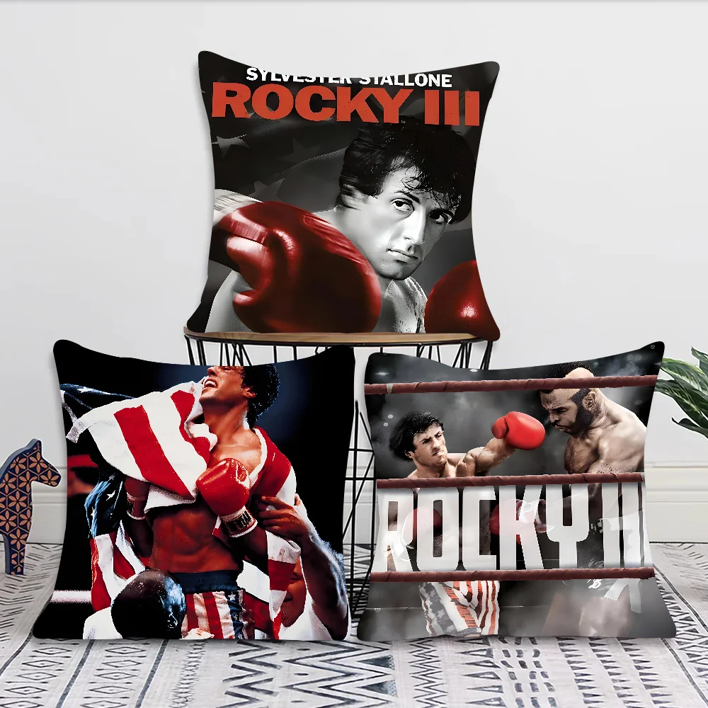 Rocky B-Balboa Boxing Fitness Pillow Case Square Pillow Bedroom Sofa Leisure Comfort Cushion Car Living Room Home Decoration