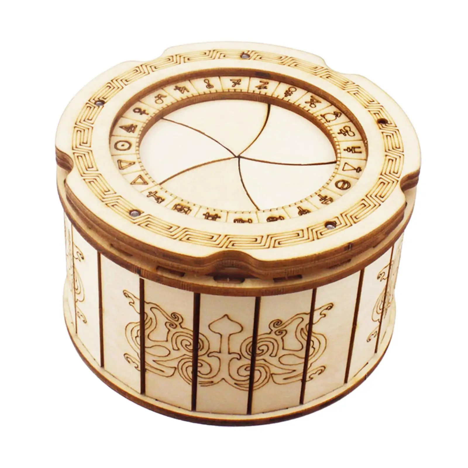 Wooden Puzzle Box Kids Adults Brain Teasers Ecret Puzzle Drawer Money Box Unique