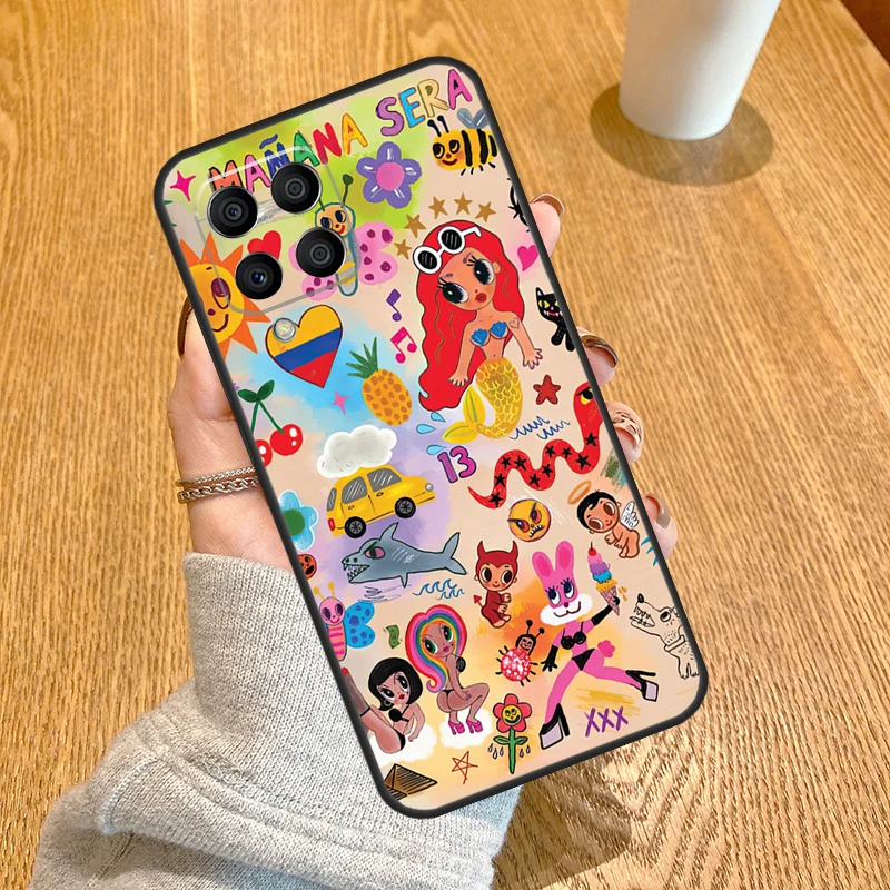 เคสโทรศัพท์ Karol G สำหรับ Samsung Galaxy M34 M14 M54 M56 M36 M16 M31 M11 M13 M53 M12 M32 M52 M35 M55 M15 M06