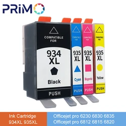 Cartucho de tinta para impresora HP Officejet pro, recambio de tinta Compatible con HP 934, 935 XL, HP934, 934XL, 935XL, 6230, 6830, 6835, 6812, 6815, 6820