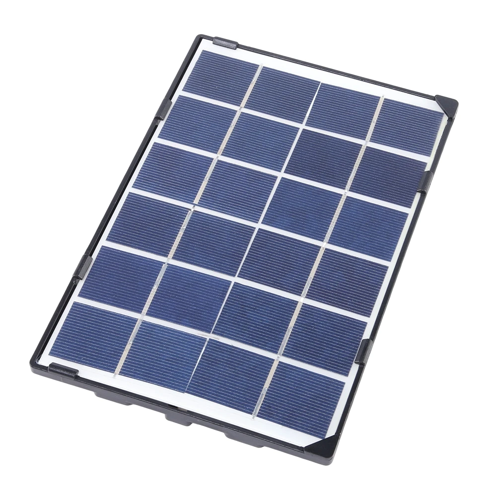 

Reliable 6W 5V Solar Panel Charger with Erosion Resistance Compatible with Various Low Power Electrical Devices
