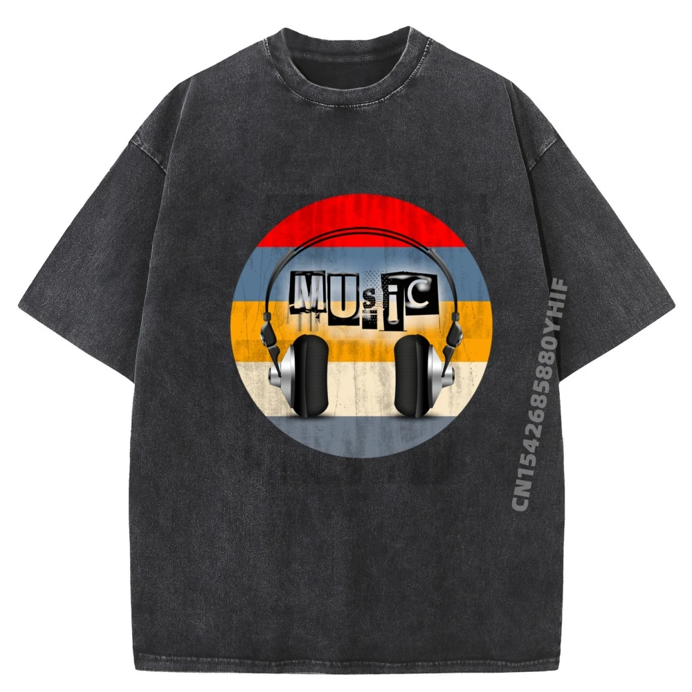 

Music Lover Producer DJ Винтаж Ретро Наушники Графическая Футболка Осень Camisetas De Hombre Крутые Модные Промытые Топы