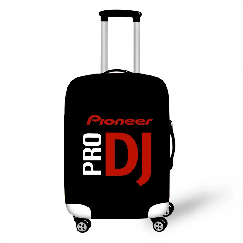 18-32 inç Pioneer Pro Dj elastik kalınlaşmak bagaj bavul koruyucu kapak korumak toz torbası kılıfı karikatür seyahat kapağı