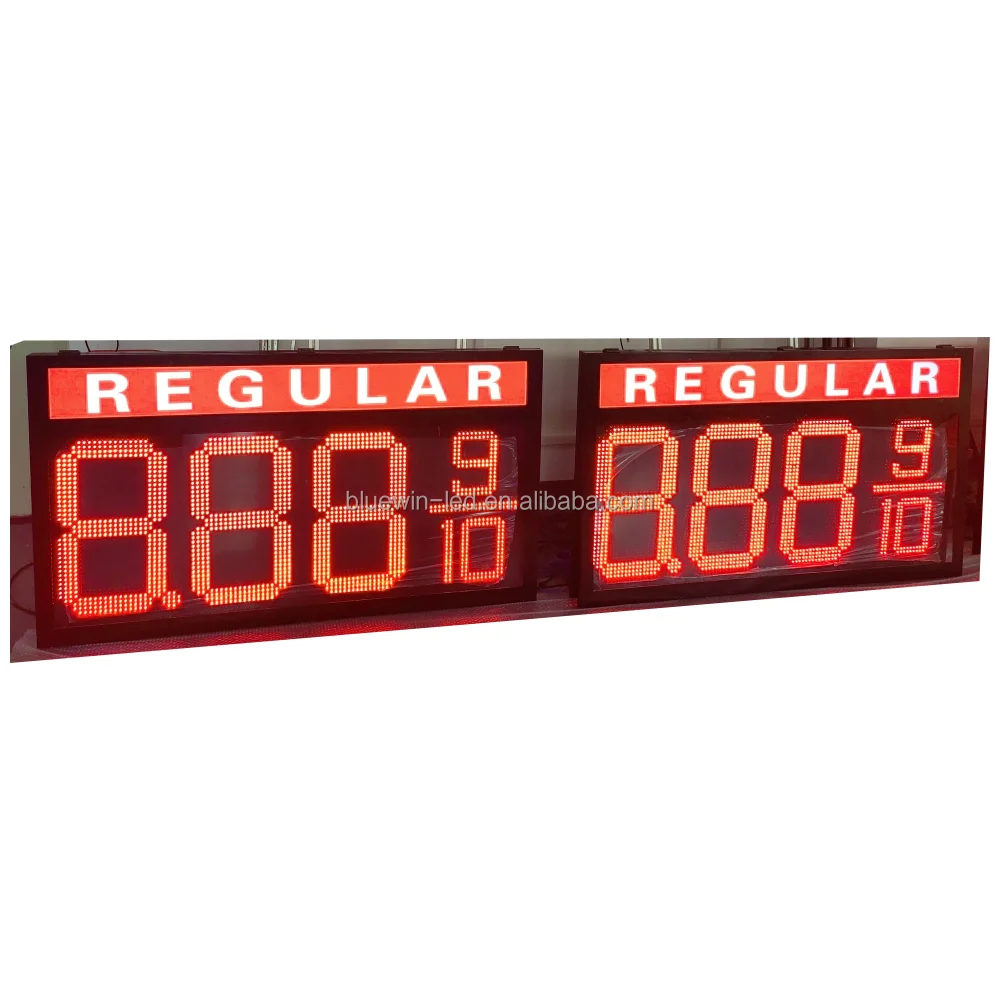 

12inch 8.889/10 LED Gas Price Sign with Petrol Station Led Signspetrol Station Price Board