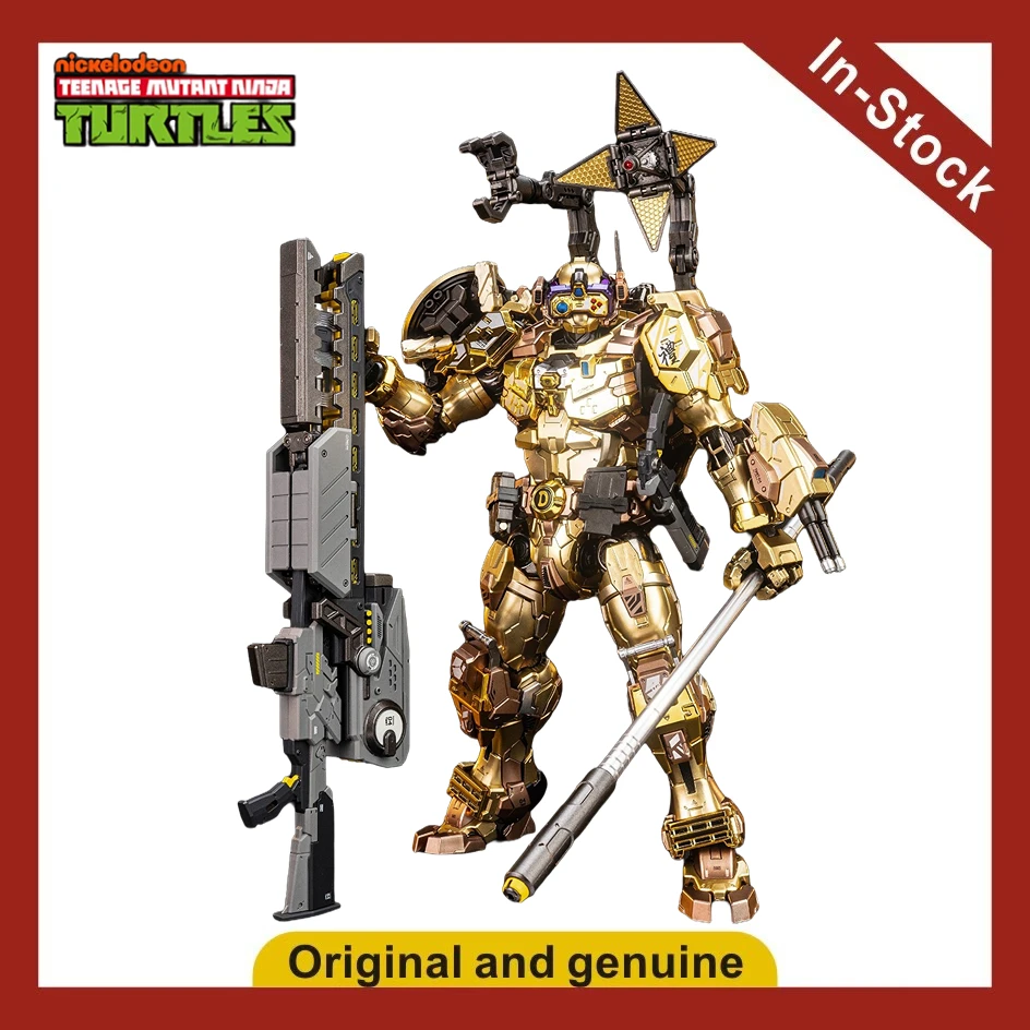 

【UA】HEATBOYS MechaHeat Alloy Mecha TMNT Donatello Golden Edition Фигурка-модель, игрушка, подарок