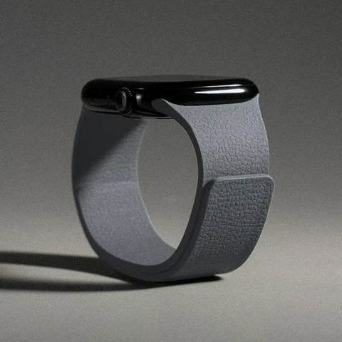 Силиконовый магнитный ремешок для Apple Watch Ultra SNQP — пример использования