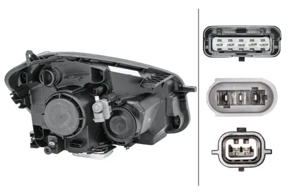 Store code: 1EL010335-261 for-headlight right QASHQAI J10 case-XENON type