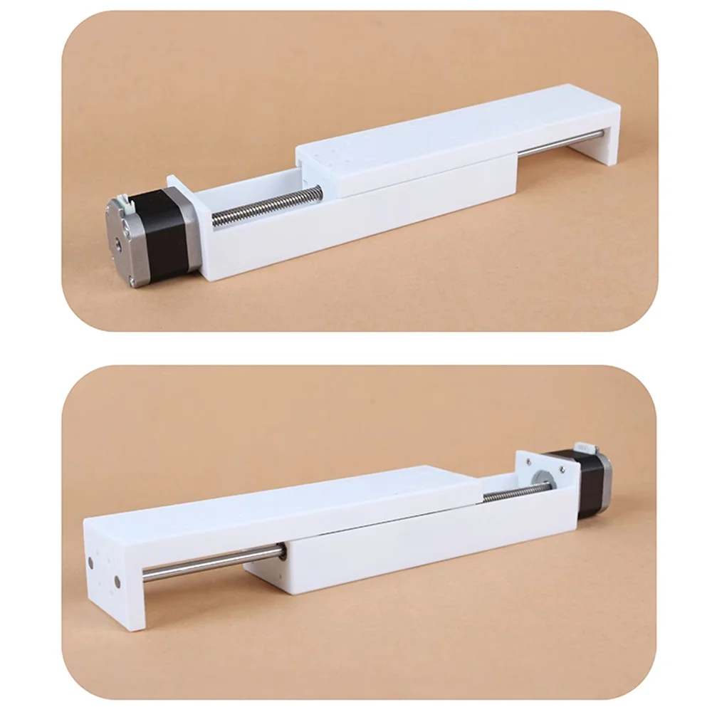 Stepper Motor Push Rod, Push-Pull Motion Load Strong Thrust Linear Screw Slide Reciprocating Motion 74MM  174MM