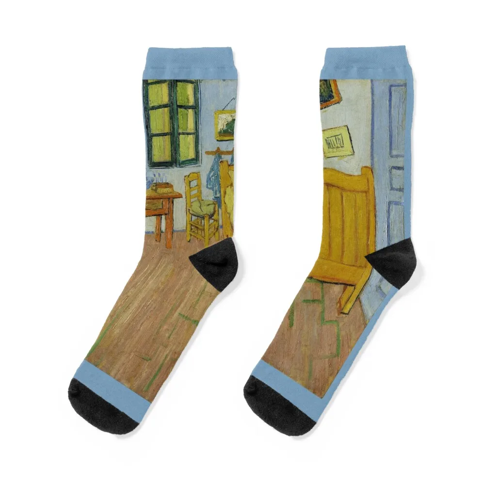 Van Gogh - Bedroom in Arles Socks Soccer Rugby Socks Man Women's