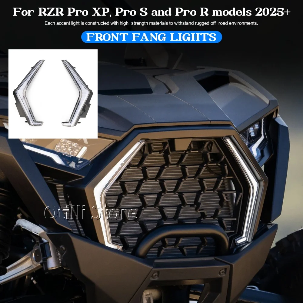 UTV ATV الجبهة فانغ لهجة أضواء LED بدوره مصباح إشارة أو Polaris RZR Pro XP 4 1000 XP4 S R قسط الرياضة في نهاية المطاف 2025 2026