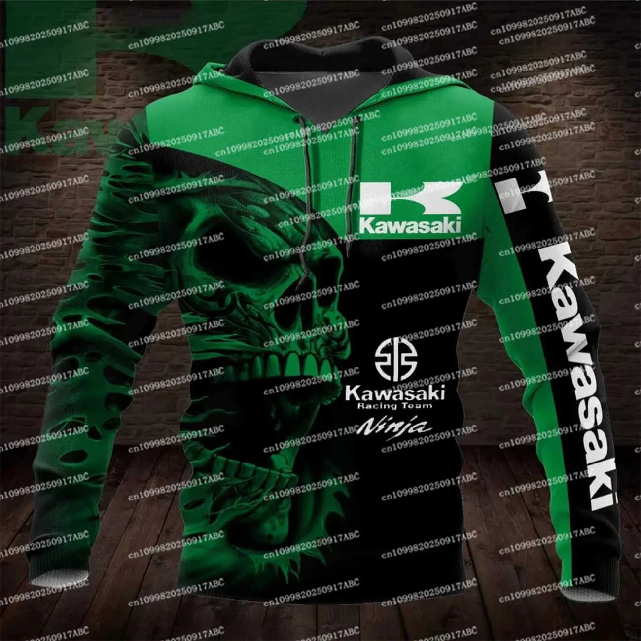 

（Kawasaki ）Men's Hoodie Kawasaki Hooded Men's Hoodie Women Hoodie Motorcycle Uniform Sportswear Racing Men's Cycling Jersey