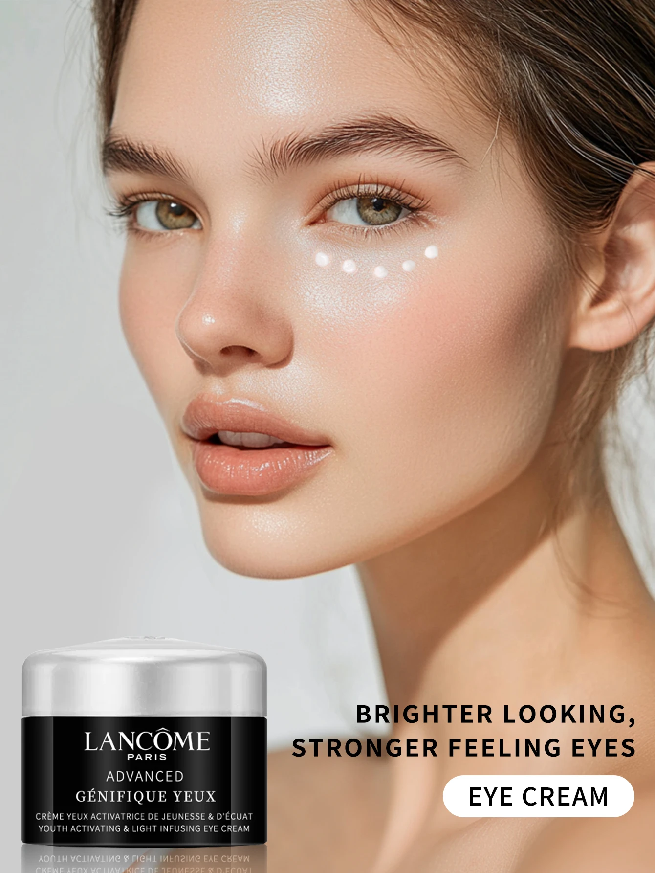 LANCÔME Advanced Génifique Eye Cream -Youth Activating & Light Infusing Eye Cream-For Dark Circles & Fine Lines  0.16 FL.OZ. 5ML