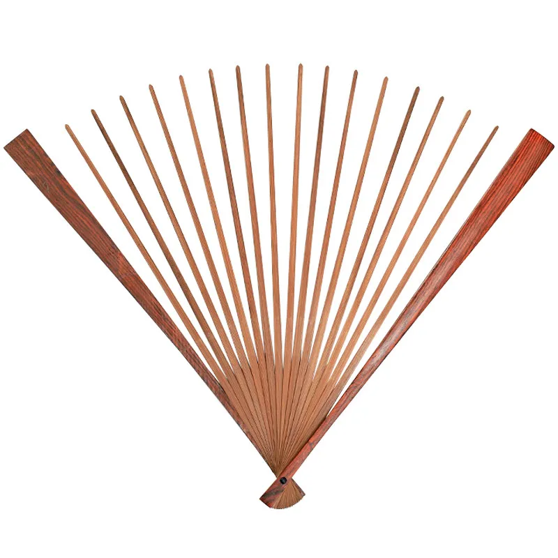Blank Xuan Paper Folding Fan Frame DIY Painting Calligraphy Craft Supply Ancient Style Fan Bone Fan Accessories Chinese Style