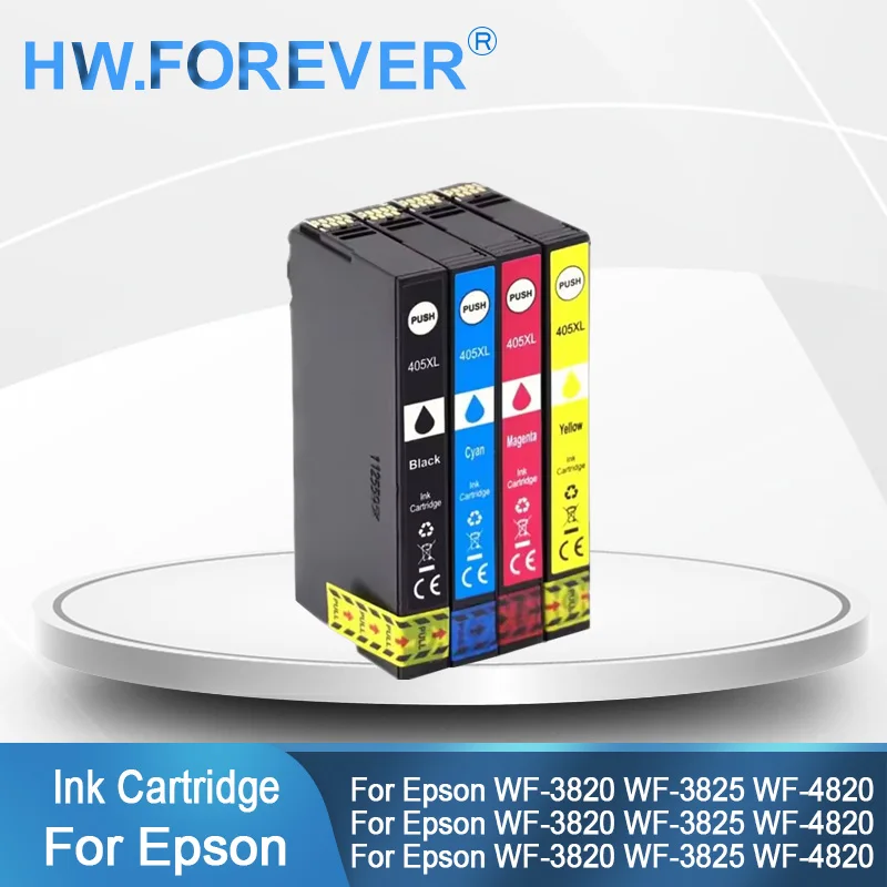 405XL T405XL Compatible Ink Cartridge For Epson WF-3820 3825 4820  4825 4830 8310 7830 7840 7835 Printer Ink Cartridge